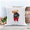 Printed Country Canvas Cushion Cover -  Tedcush61