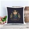 Printed Country Canvas Cushion Cover -  Tedcush62