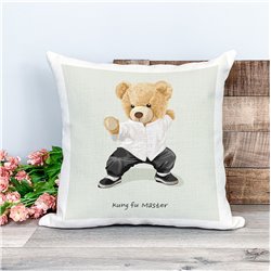 Printed Country Canvas Cushion Cover -  Tedcush63