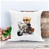 Printed Country Canvas Cushion Cover -  Tedcush69