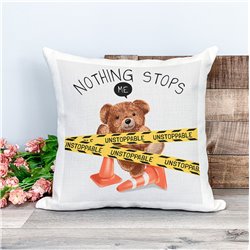 Printed Country Canvas Cushion Cover -  Tedcush76
