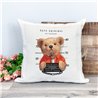 Printed Country Canvas Cushion Cover -  Tedcush78