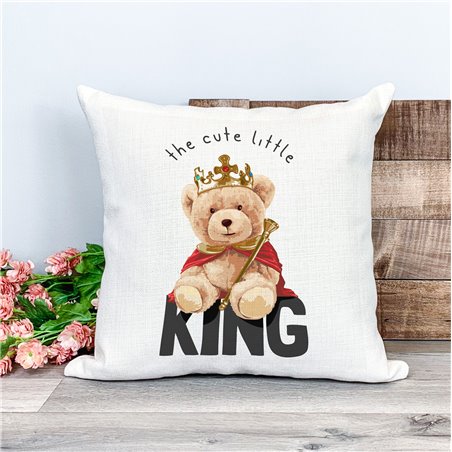 Printed Country Canvas Cushion Cover -  Tedcush80