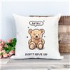 Printed Country Canvas Cushion Cover -  Tedcush84