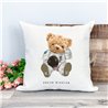 Printed Country Canvas Cushion Cover -  Tedcush85
