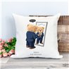 Printed Country Canvas Cushion Cover -  Tedcush86