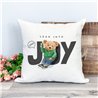 Printed Country Canvas Cushion Cover -  Tedcush89