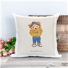 Printed Country Canvas Cushion Cover -  Tedcush90