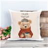 Printed Country Canvas Cushion Cover -  Tedcush92