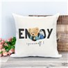 Printed Country Canvas Cushion Cover -  Tedcush93