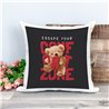 Printed Country Canvas Cushion Cover -  Tedcush94