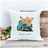 Printed Country Canvas Cushion Cover -  Tedcush97