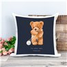 Printed Country Canvas Cushion Cover -  Tedcush100