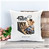 Printed Country Canvas Cushion Cover -  Tedcush102