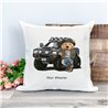 Printed Country Canvas Cushion Cover -  Tedcush105