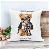 Printed Country Canvas Cushion Cover -  Tedcush107