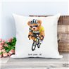 Printed Country Canvas Cushion Cover -  Tedcush108
