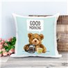 Printed Country Canvas Cushion Cover -  Tedcush111