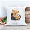 Printed Country Canvas Cushion Cover -  Tedcush113
