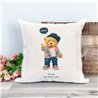 Printed Country Canvas Cushion Cover -  Tedcush120