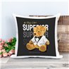Printed Country Canvas Cushion Cover -  Tedcush121