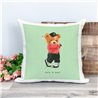 Printed Country Canvas Cushion Cover -  Tedcush122