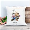 Printed Country Canvas Cushion Cover -  Tedcush123