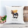 Printed Country Canvas Cushion Cover -  Tedcush125