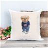 Printed Country Canvas Cushion Cover -  Tedcush127