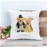 Printed Country Canvas Cushion Cover -  Tedcush132