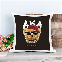 Printed Country Canvas Cushion Cover -  Tedcush133