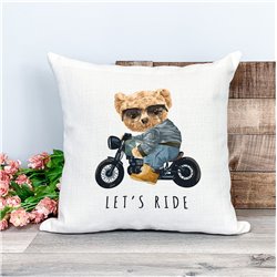 Printed Country Canvas Cushion Cover -  Tedcush139