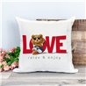 Printed Country Canvas Cushion Cover -  Tedcush146