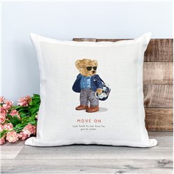 Printed Country Canvas Cushion Cover -  Tedcush149