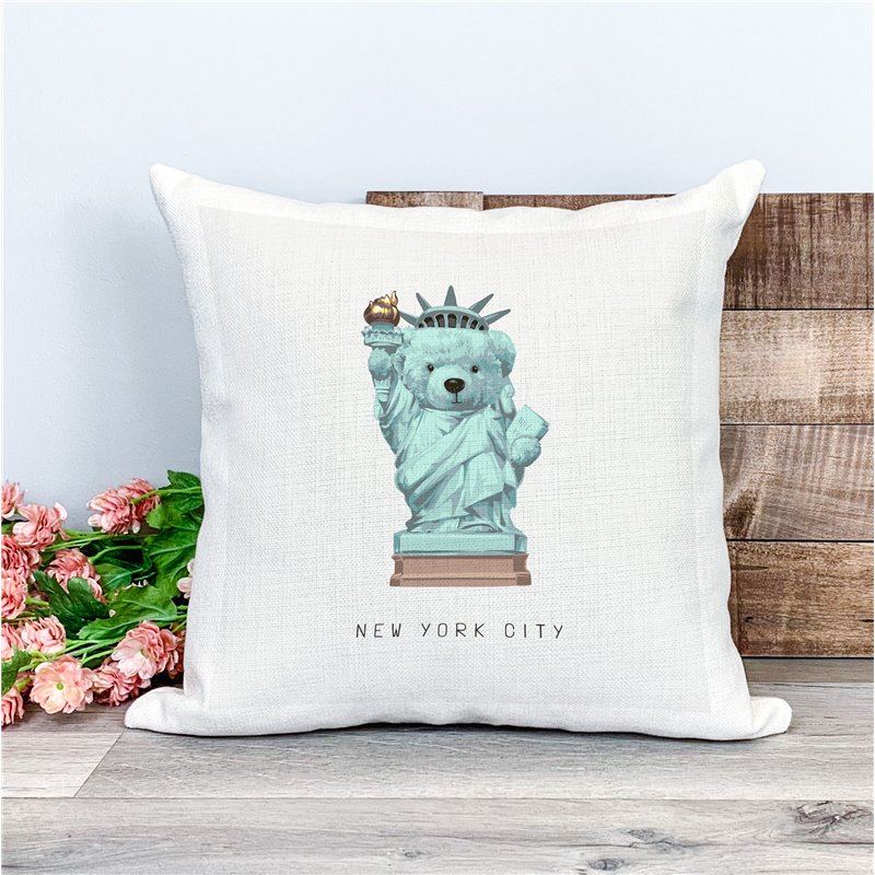 Printed Country Canvas Cushion Cover -  Tedcush151
