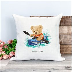 Printed Country Canvas Cushion Cover -  Tedcush159