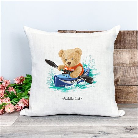 Printed Country Canvas Cushion Cover -  Tedcush159