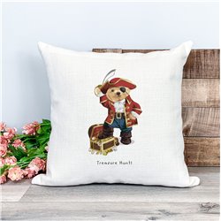 Printed Country Canvas Cushion Cover -  Tedcush162