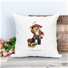 Printed Country Canvas Cushion Cover -  Tedcush162