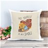 Printed Country Canvas Cushion Cover -  Tedcush169