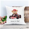 Printed Country Canvas Cushion Cover -  Tedcush171