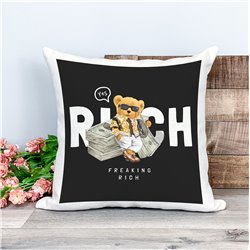 Printed Country Canvas Cushion Cover -  Tedcush174