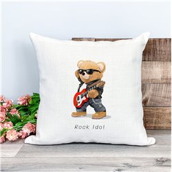 Printed Country Canvas Cushion Cover -  Tedcush175