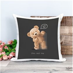 Printed Country Canvas Cushion Cover -  Tedcush182