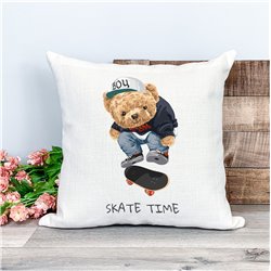 Printed Country Canvas Cushion Cover -  Tedcush185
