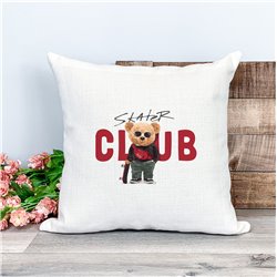 Printed Country Canvas Cushion Cover -  Tedcush186