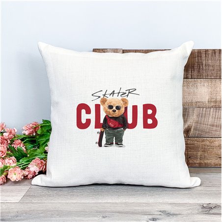 Printed Country Canvas Cushion Cover -  Tedcush186