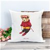 Printed Country Canvas Cushion Cover -  Tedcush187