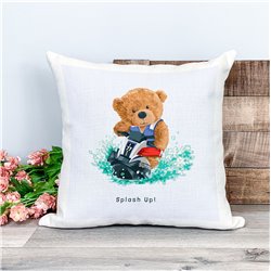 Printed Country Canvas Cushion Cover -  Tedcush193