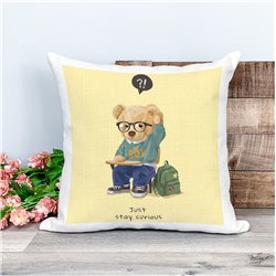 Printed Country Canvas Cushion Cover -  Tedcush195